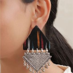 A Local Tribe Geometric Drop Earrings-54