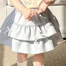 LULU & SKY Infant Girls High-Rise Tiered Skirts-image-38