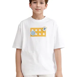 RARE ONES Boys Drop-Shoulder Sleeves Boxy T-shirt-image-50
