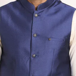 Turtle Printed Formal Nehru Jacket image 2