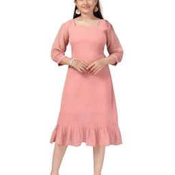 BAESD Georgette Fit & Flare Midi Dress-picture-13