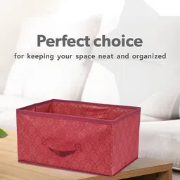 Kuber Industries Maroon Set of 1 Regular Drawer Organiser Organisers image 4