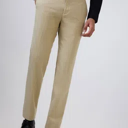 Raymond Contemporary Fit Flat Front Formal Trouser-image-22