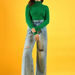 98 Degree North Women Striped Pullover-image-32