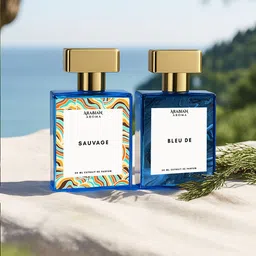 Arabian Aroma Men Set Of 2 Bleu De & Sauvage Eau De Parfum- 50 ml Each-picture-26