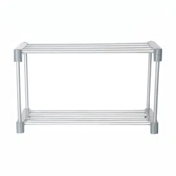 Decent Hut Multipurpose Home Bedroom Living Room Storage 2 Shelves Rack-34