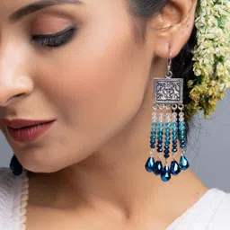 Look and Adorn Geometric Drop Earrings-37