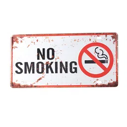 eazy wagon White & Red No Smoking Printed Wall HangingDecor-image-18