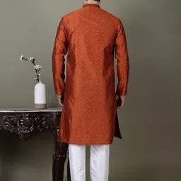 DEVOILER Men Regular Kurta with Pyjamas-image-5