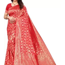KALINI Woven Design Zari Pure Silk Banarasi Saree-image-97