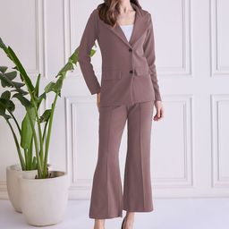 Chemistry Lapel Collar Long Sleeves Blazer & Trouser Co-Ord Set-image-74