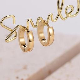HOUSEOFTRENDZZ Contemporary Half Hoop Earrings-40