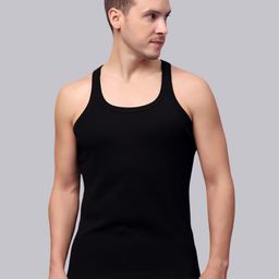 Friskers Men Round Neck Sleeveless Cotton Ribbed Skin Friendly Gym Vest-image-52