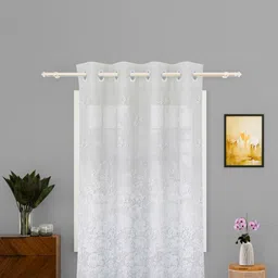 Myntra Elegant Homes White Floral Printed Cotton Door Curtain-20