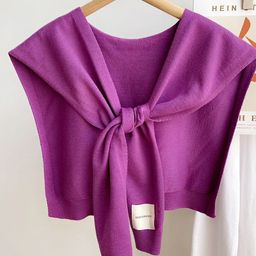 QUECY V Neck Tie-Up Shrug-52