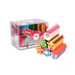YK Set Of 2 Merry Christmas Eraser Box & Cute Holiday Themed Erasers-15