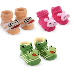 SHOP FRENZY Unisex Kids Cotton Booties-image-27