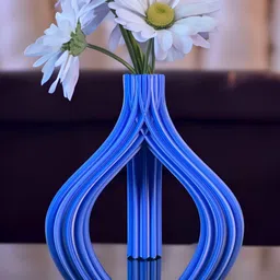 Archadia Blue Triangular Vase-image-6