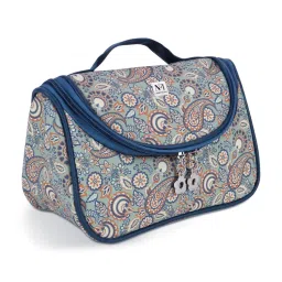 NFI Essentials Floral Print Cosmetics Pouch Travel Organizer Makeup Pouch (M)-picture-22