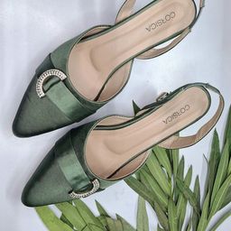 CORSICA Women Pointed Toe Slim Heeled Pumps With Embellished Detail-12