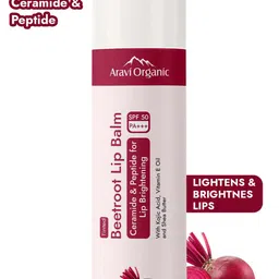 Aravi Organic Tinted Beetroot Lip Balm With SPF 50- 5g-22