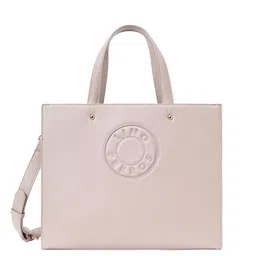 Lino Perros Brand Logo Printed Structured Handheld Bag-71