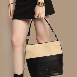 MINI WESST Women Colourblocked Structured Shoulder Bag-62