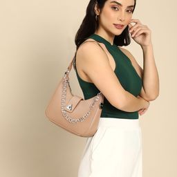 DressBerry Structured Shoulder Bag with Chain-image-40