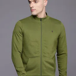 Louis Philippe Sport Mock Collar Front-Open Sweatshirt-picture-10
