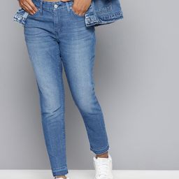 Levis Women 711 Skinny Fit Heavy Fade Stretchable Jeans-image-30