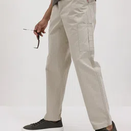 The Roadster Life Co. Men Pure Cotton Relaxed Cargos-picture-21