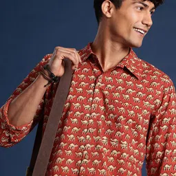 Taavi Men Classic Conversational Printed Casual Shirt-image-99