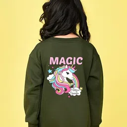 NUSYL Girls Magic Graphic Printed Oversized Sweatshirt-picture-11