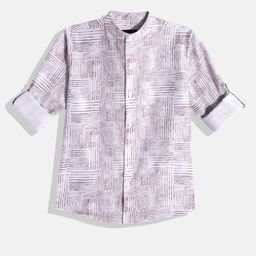 CHARCHIT Boys Comfort Printed Pure Cotton Casual Shirt-image-1