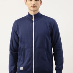 Sports52 wear Solid Long Sleeves Front-Open Sweatshirt-image-99