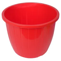 Kuber Industries Set Of 4 Multicolour Solid Flower Pot image 5