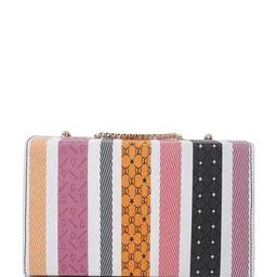 YOYOWING Geometric Printed Structured Sling Bag image 2