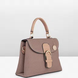 all about you Textured Structured Satchel image 3
