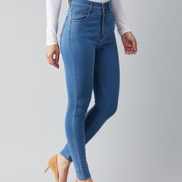 Miss Chase Women Skinny Fit High-Rise Stretchable Jeans-image-75