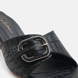 Mast & Harbour Women Printed Block Heel with Buckles image 3