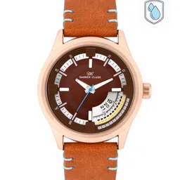 DARREN CLARK Men Brown Analogue Watch 11017-WLD-20-20