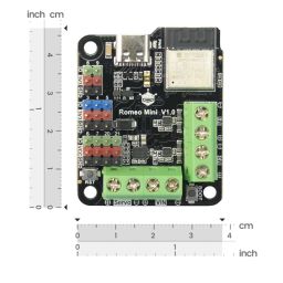 DFRobot Romeo ESP32-C3 Robot Control Board Wireless Robot ESP32-C3 Controller With Integrated Dual 1.7A Motor Driver, Wi-Fi & Bluetooth 5 Connectivity, And IPS TFT Display SupportDFRobot Romeo ESP32-C3 Robot Control Board Wireless Robot ESP32-C3 Controller With Integrated Dual 1.7A Motor Driver, Wi-Fi & Bluetooth 5 Connectivity, And IPS TFT Display Support image 3