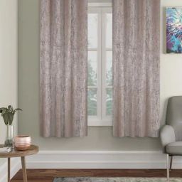 Hosta Homes Brown Polyester Window Curtains-39