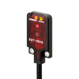Omron Photoelectric Sensor 1-15 mm Sensing Distance NPN Light-ON, E3T-FL11 2M-33