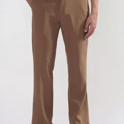 SHOWOFFFF Men Comfort Low-Rise Formal Trousers-image-22