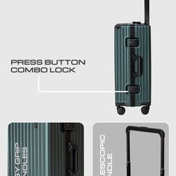 Kenneth Cole 360-Degree Rotation Hard Case Medium Size Trolley Bag image 4