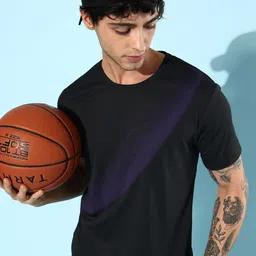 WROGN ACTIVE Men Dry Pro Abstract Printed Slim Fit Sports T-shirt-picture-13