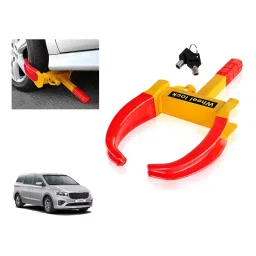 Auto Pearl Claw Type Adjustable Anti Theft Wheel Clamp Lock for Kia Carnival Prestige 9 STR Diesel-18
