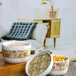 Servewell Badami Melamine Candy Serving Bowls (0.38 L) - Set of 2-41
