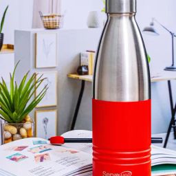 Servewell Red Stainless Steel Vacuum Bottle (750 ml)-43